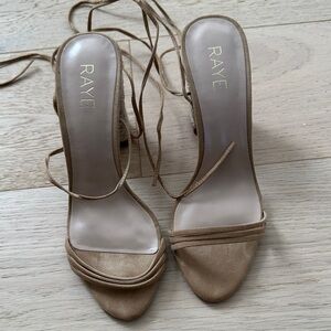 RAYE Women's Brown Strappy Heels